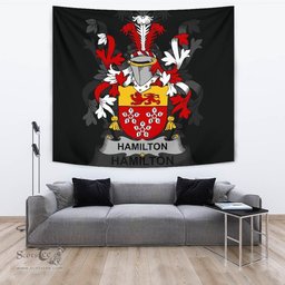 Irish Hamilton Coat of Arms Family Crest Ireland Tapestry Irish Tapestry