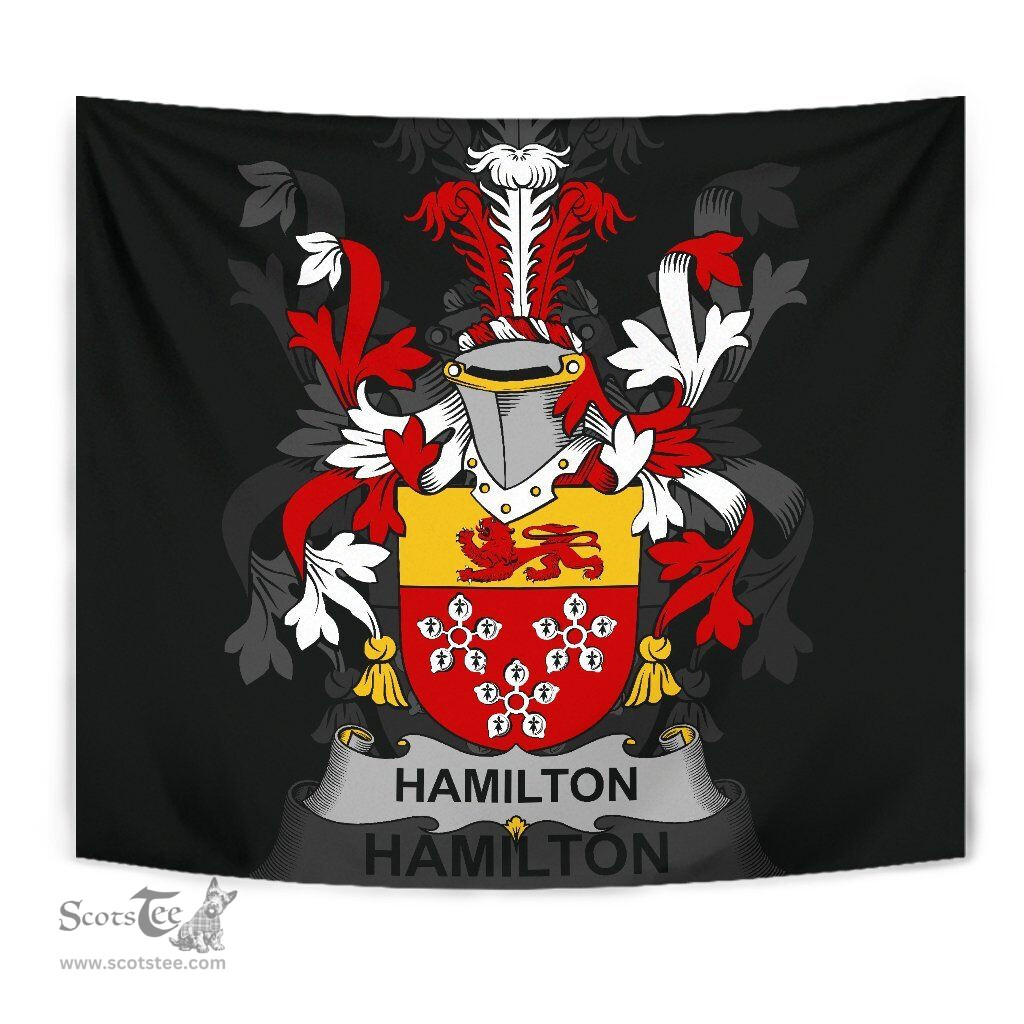 Irish Hamilton Coat of Arms Family Crest Ireland Tapestry Irish Tapestry