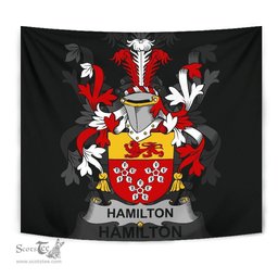 Irish Hamilton Coat of Arms Family Crest Ireland Tapestry Irish Tapestry