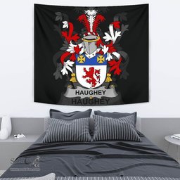 Irish Haugher or O'Haffey Coat of Arms Family Crest Ireland Tapestry Irish Tapestry