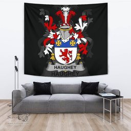 Irish Haugher or O'Haffey Coat of Arms Family Crest Ireland Tapestry Irish Tapestry