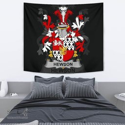 Irish Hewson Coat of Arms Family Crest Ireland Tapestry Irish Tapestry
