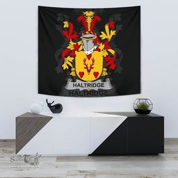 Irish Haltridge Coat of Arms Family Crest Ireland Tapestry Irish Tapestry