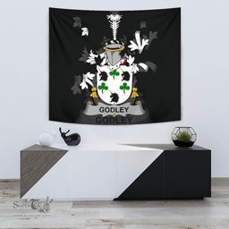 Irish Godley Coat of Arms Family Crest Ireland Tapestry Irish Tapestry