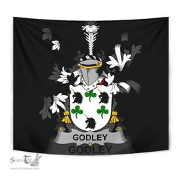Irish Godley Coat of Arms Family Crest Ireland Tapestry Irish Tapestry