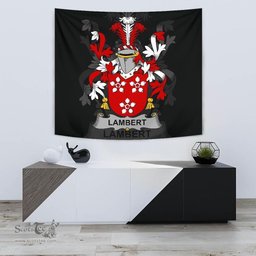 Irish Lambert Coat of Arms Family Crest Ireland Tapestry Irish Tapestry
