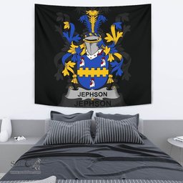 Irish Jephson Coat of Arms Family Crest Ireland Tapestry Irish Tapestry