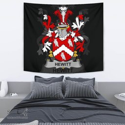 Irish Hewitt Coat of Arms Family Crest Ireland Tapestry Irish Tapestry