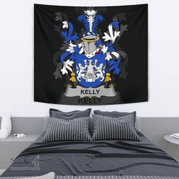 Irish Kelly or O'Kelly Coat of Arms Family Crest Ireland Tapestry Irish Tapestry