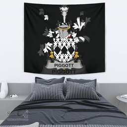 Irish Piggott Coat of Arms Family Crest Ireland Tapestry Irish Tapestry