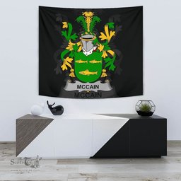 Irish McCain or O'Kane Coat of Arms Family Crest Ireland Tapestry Irish Tapestry