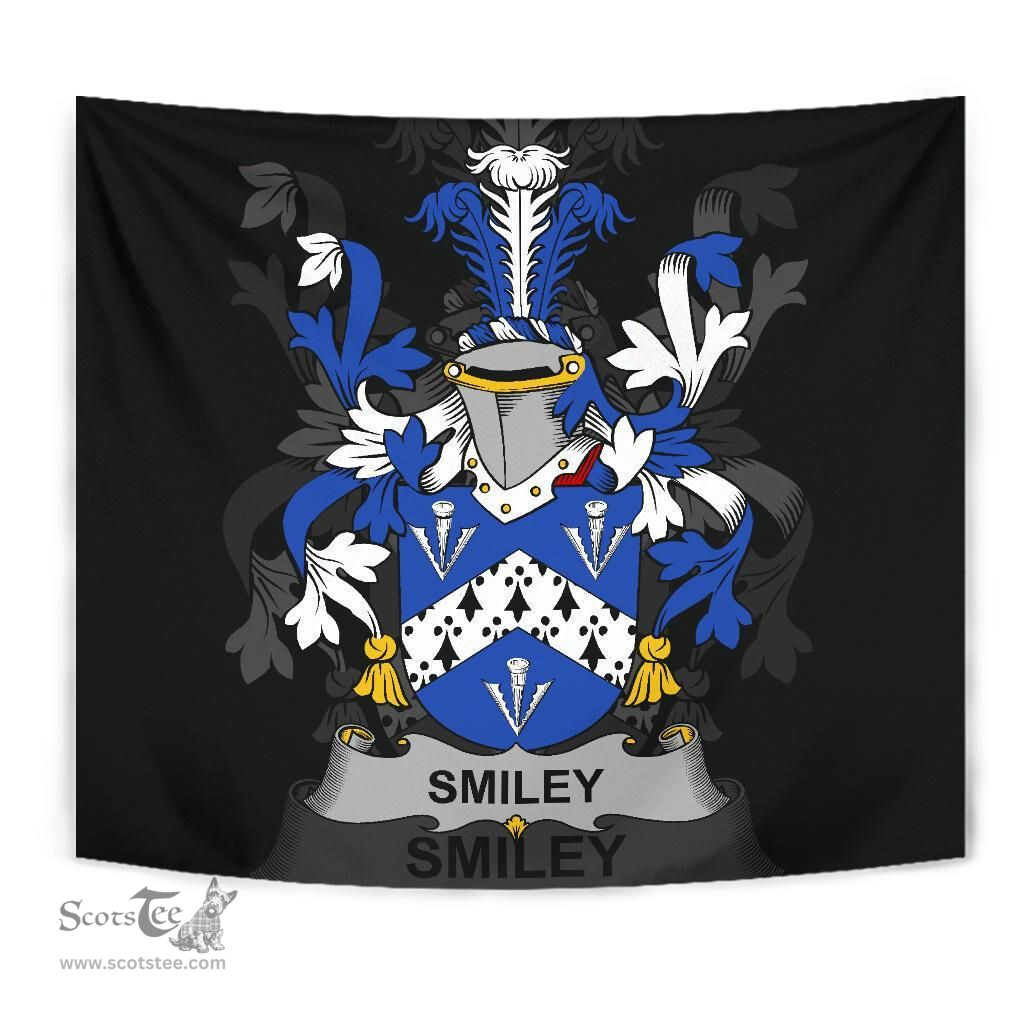 Irish Smiley or Smyly Coat of Arms Family Crest Ireland Tapestry Irish Tapestry