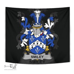 Irish Smiley or Smyly Coat of Arms Family Crest Ireland Tapestry Irish Tapestry