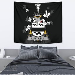 Irish Luttrell Coat of Arms Family Crest Ireland Tapestry Irish Tapestry