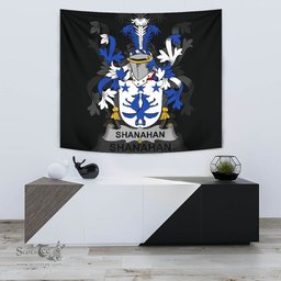 Irish Shanahan or O'Shanahan Coat of Arms Family Crest Ireland Tapestry Irish Tapestry