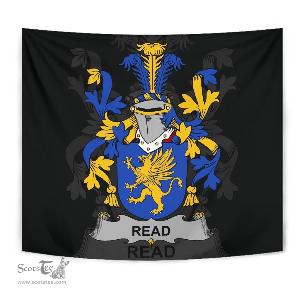 Irish Read Coat of Arms Family Crest Ireland Tapestry Irish Tapestry