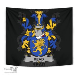 Irish Read Coat of Arms Family Crest Ireland Tapestry Irish Tapestry