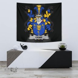 Irish Orme Coat of Arms Family Crest Ireland Tapestry Irish Tapestry