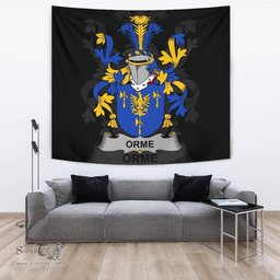 Irish Orme Coat of Arms Family Crest Ireland Tapestry Irish Tapestry