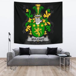 Irish Mulcahy or O'Mulcahy Coat of Arms Family Crest Ireland Tapestry Irish Tapestry