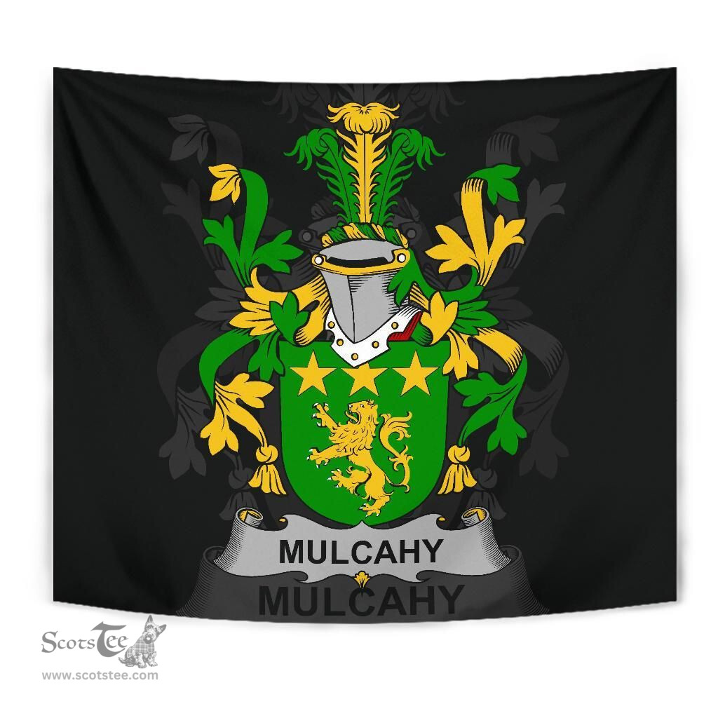 Irish Mulcahy or O'Mulcahy Coat of Arms Family Crest Ireland Tapestry Irish Tapestry