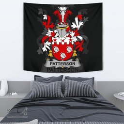 Irish Patterson Coat of Arms Family Crest Ireland Tapestry Irish Tapestry