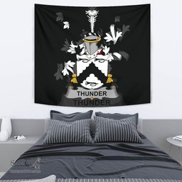 Irish Thunder Coat of Arms Family Crest Ireland Tapestry Irish Tapestry