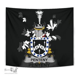Irish Penteny Coat of Arms Family Crest Ireland Tapestry Irish Tapestry
