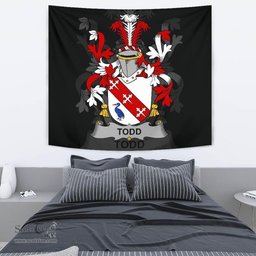 Irish Todd or Tod Coat of Arms Family Crest Ireland Tapestry Irish Tapestry