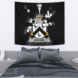 Irish Moore Coat of Arms Family Crest Ireland Tapestry Irish Tapestry