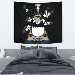 Irish Power Coat of Arms Family Crest Ireland Tapestry Irish Tapestry