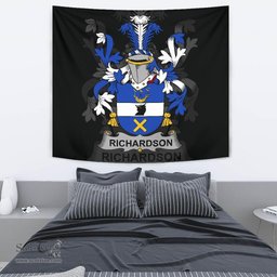 Irish Richardson Coat of Arms Family Crest Ireland Tapestry Irish Tapestry