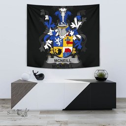 Irish Neill or McNeill Coat of Arms Family Crest Ireland Tapestry Irish Tapestry