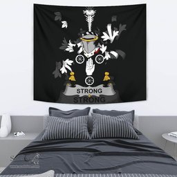 Irish Strong Coat of Arms Family Crest Ireland Tapestry Irish Tapestry