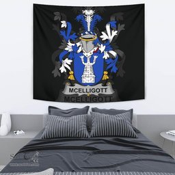Irish McElligott Coat of Arms Family Crest Ireland Tapestry Irish Tapestry