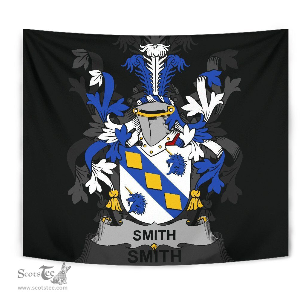 Irish Smith or Smyth Coat of Arms Family Crest Ireland Tapestry Irish Tapestry