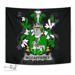 Irish McCafferey or McCaffrey Coat of Arms Family Crest Ireland Tapestry Irish Tapestry