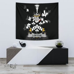 Irish Loftus Coat of Arms Family Crest Ireland Tapestry Irish Tapestry