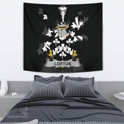 Irish Loftus Coat of Arms Family Crest Ireland Tapestry Irish Tapestry