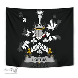 Irish Loftus Coat of Arms Family Crest Ireland Tapestry Irish Tapestry