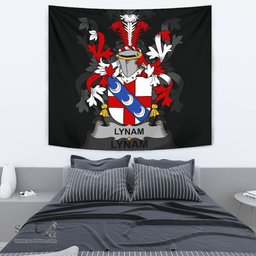 Irish Lynam or O'Lynam Coat of Arms Family Crest Ireland Tapestry Irish Tapestry