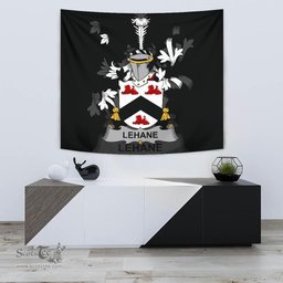 Irish Lehane or O'Lehane Coat of Arms Family Crest Ireland Tapestry Irish Tapestry