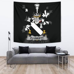 Irish Plunkett Coat of Arms Family Crest Ireland Tapestry Irish Tapestry