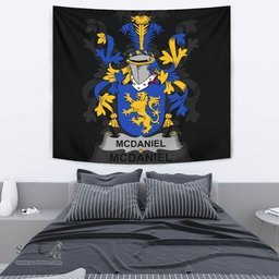 Irish McDaniel or Daniel Coat of Arms Family Crest Ireland Tapestry Irish Tapestry