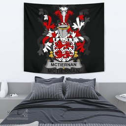 Irish McTiernan or Kiernan Coat of Arms Family Crest Ireland Tapestry Irish Tapestry