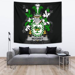 Irish Mooney or O'Mooney Coat of Arms Family Crest Ireland Tapestry Irish Tapestry