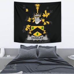 Irish Ouseley Coat of Arms Family Crest Ireland Tapestry Irish Tapestry