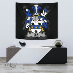 Irish Lea or McLea Coat of Arms Family Crest Ireland Tapestry Irish Tapestry