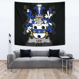 Irish Lea or McLea Coat of Arms Family Crest Ireland Tapestry Irish Tapestry