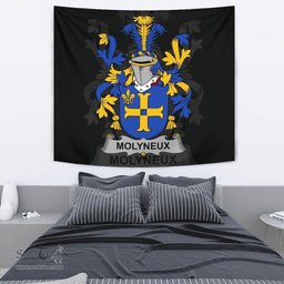 Irish Molyneux Coat of Arms Family Crest Ireland Tapestry Irish Tapestry